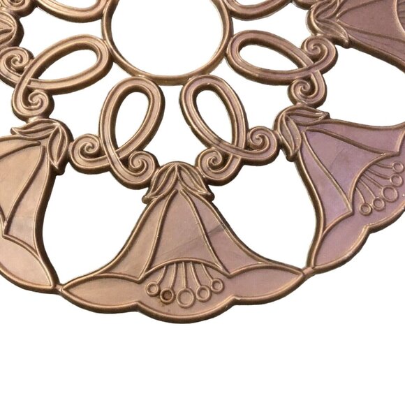 Vintage Plastic Trivets Used Set of 2 Brown - Picture 2 of 13